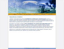 Tablet Screenshot of horizon.pl