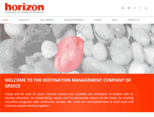 Tablet Screenshot of horizon.gr