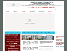 Tablet Screenshot of horizon.ac.in